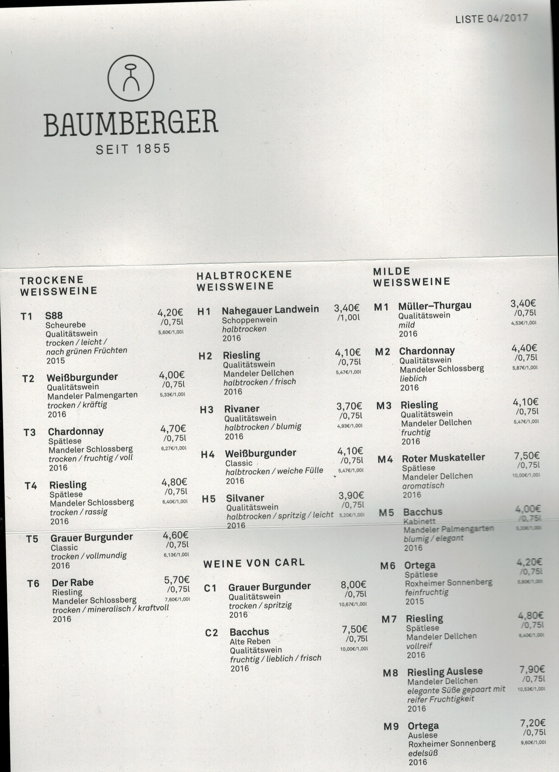 PAULINE BAUMBERGER Weingut Baumberger